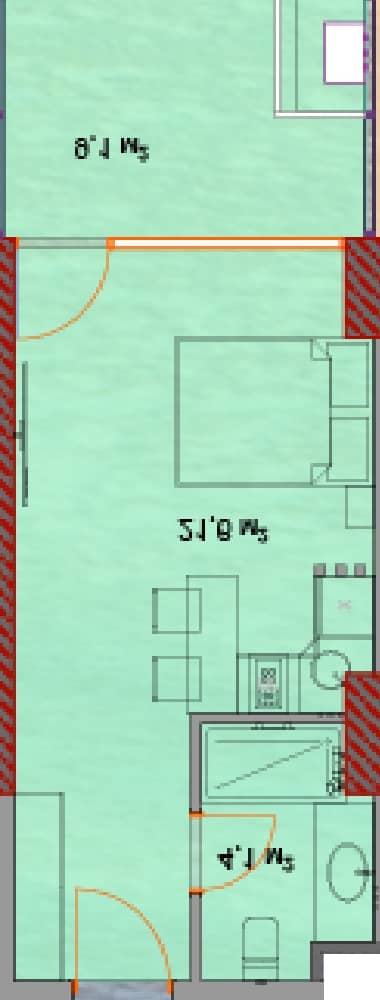 Студия, 35.6 м², этаж 17