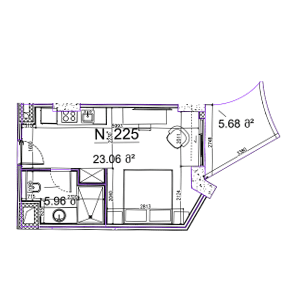 {{roomApartmentOrStudio}}, 35 м², 1 этаж в ЖК "Next Collection"