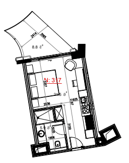 {{roomApartmentOrStudio}}, 36.33 м², 3 этаж в ЖК "Next Collection"