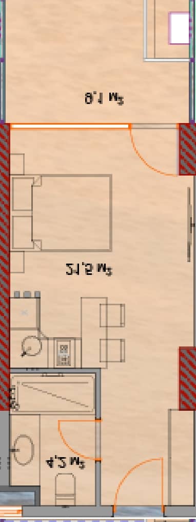 Студия, 35.6 м², этаж 19