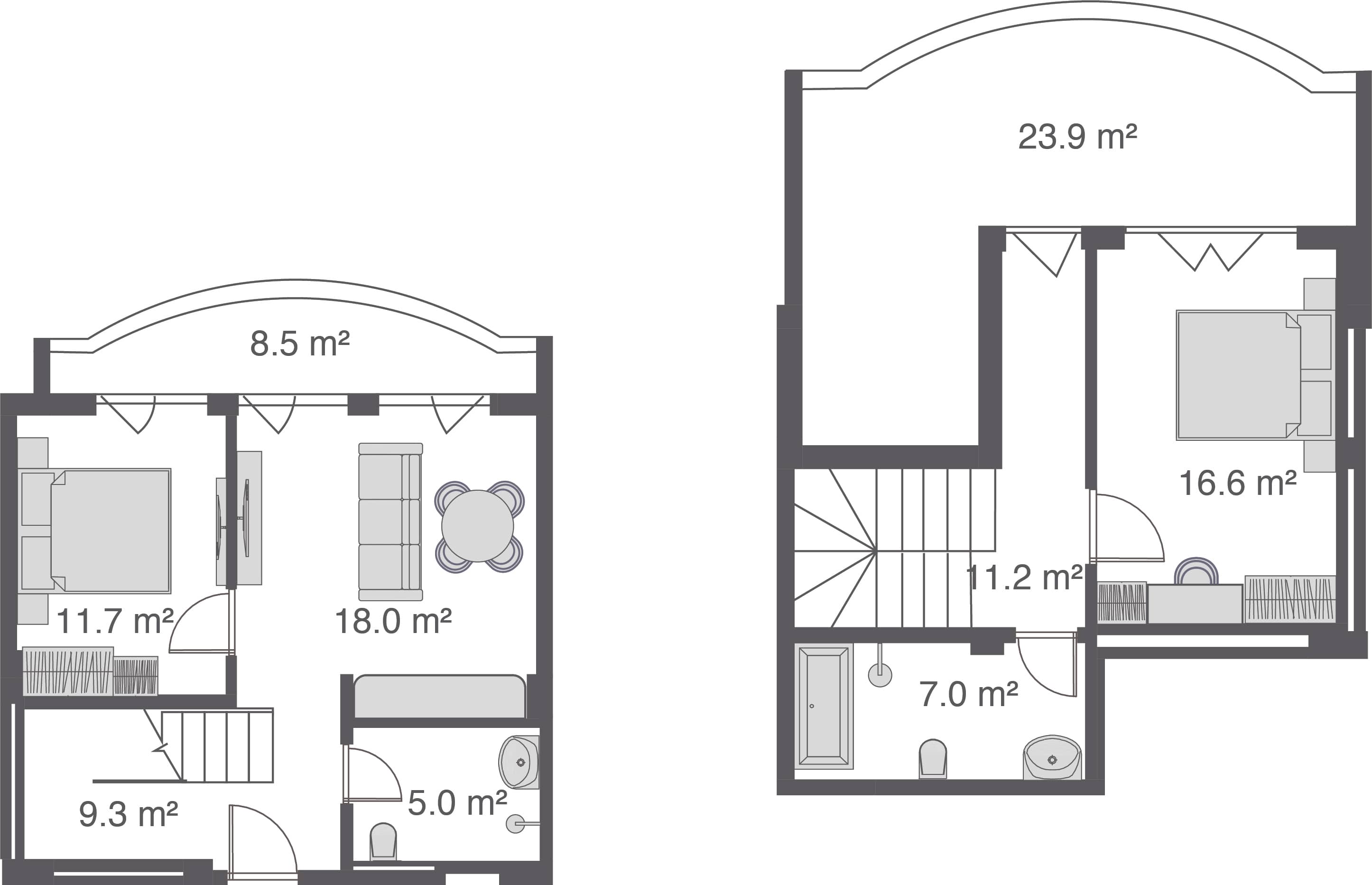 {{roomApartmentOrStudio}}, 111.2 m², 4 floor, Wyndham Grand Family Club in Batumi