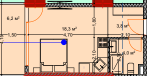 Студия, 32.7 м², этаж 8
