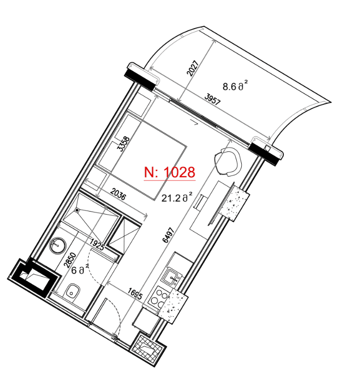 {{roomApartmentOrStudio}}, 33.8 м², 10 этаж в ЖК "Next Collection"