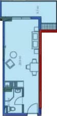 {{roomApartmentOrStudio}}, 38.6 m², 4 floor, Novotel Living in Batumi