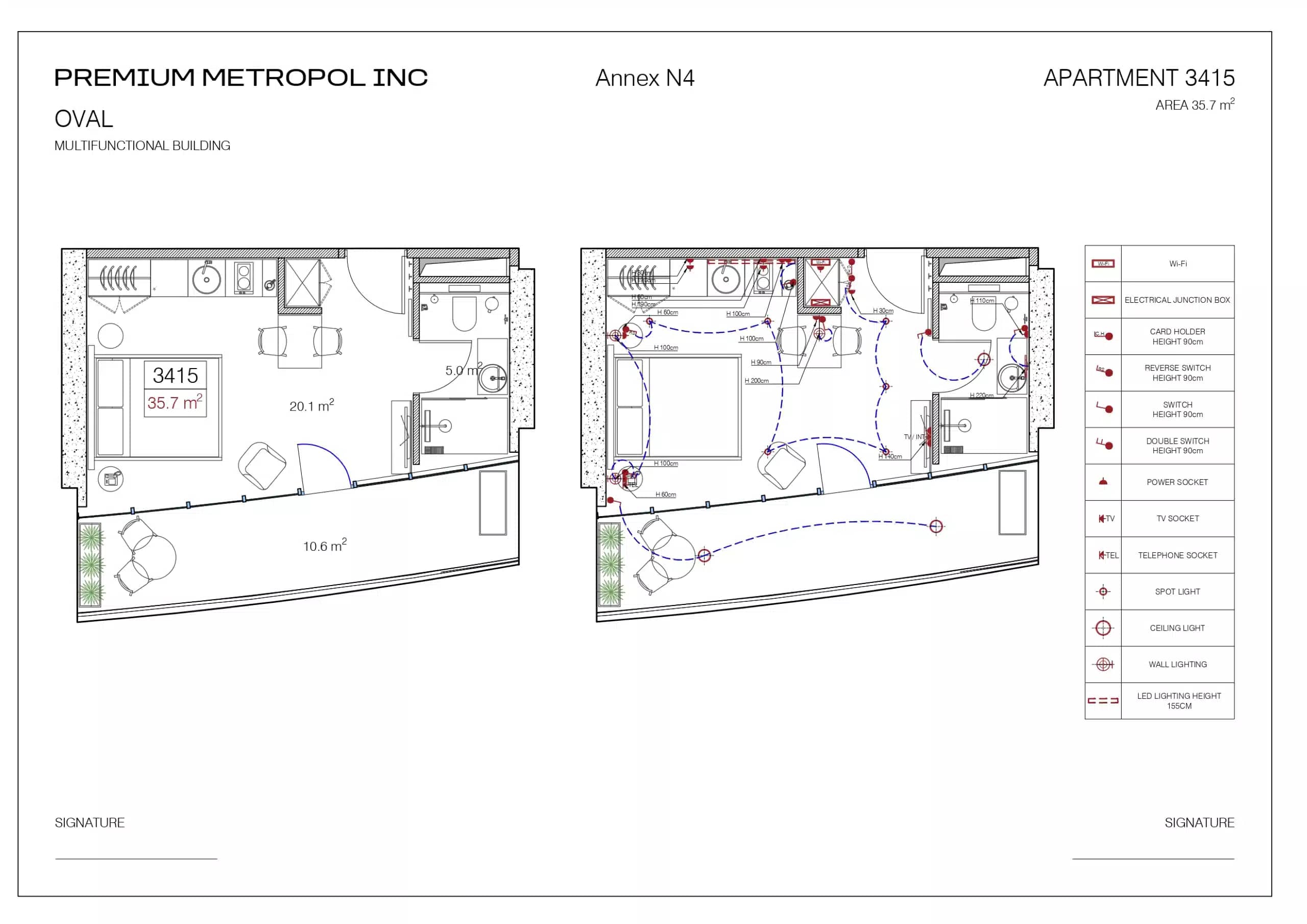 Studio, 35.7 m²
