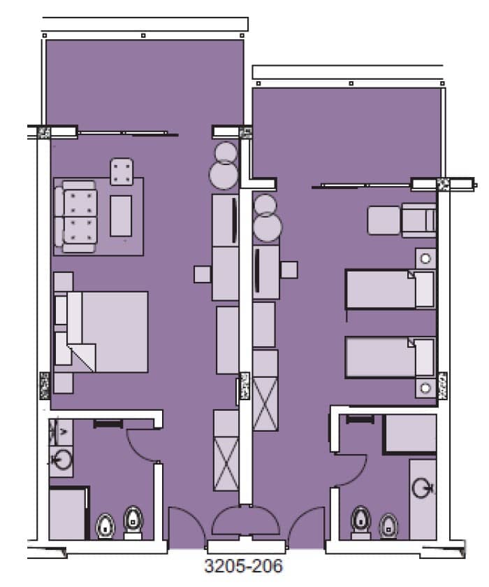 {{roomApartmentOrStudio}}, 89.3 მ², 3 სართული, Dreamland Oasis ბათუმში