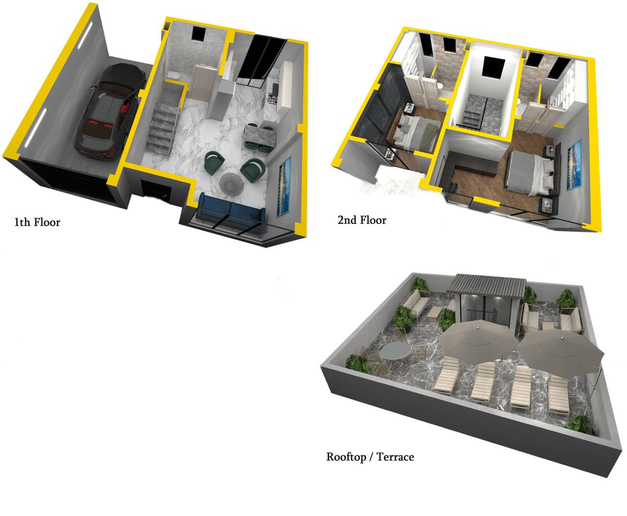 {{roomApartmentOrStudio}}, 123.1 მ², 0 სართული, Parkside Villas ბათუმში