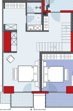 {{roomApartmentOrStudio}}, 103.5 მ², 2 სართული, Wyndham Residence Batumi ბათუმში
