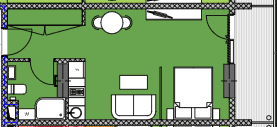 {{roomApartmentOrStudio}}, 37.18 м², 15 этаж в ЖК "Palm Residence"