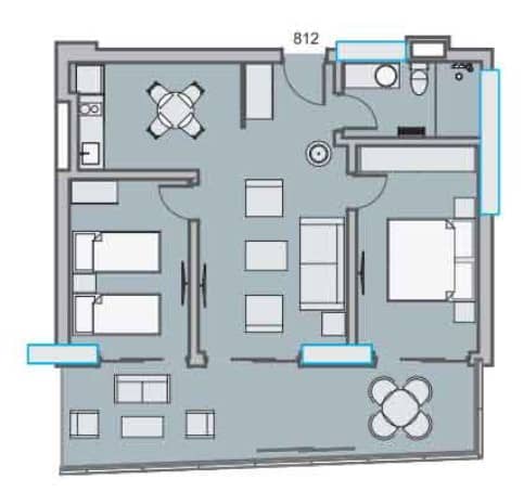 {{roomApartmentOrStudio}}, 77.76 m², 11 floor, Dreamland Oasis in Batumi