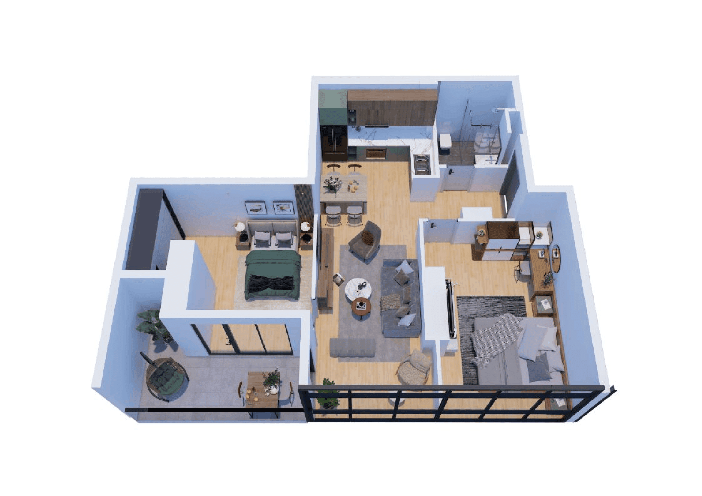 3-room, 70.9 m²