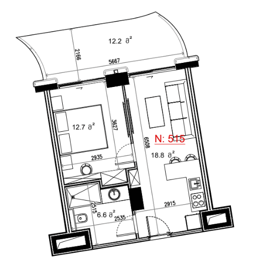 {{roomApartmentOrStudio}}, 50.34 м², 5 этаж в ЖК "Next Collection"