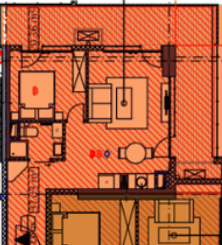 1-room, 62.8 m², Floor 7