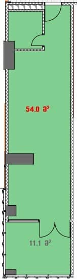 {{roomApartmentOrStudio}}, 54 მ², 3 სართული, White House ბათუმში