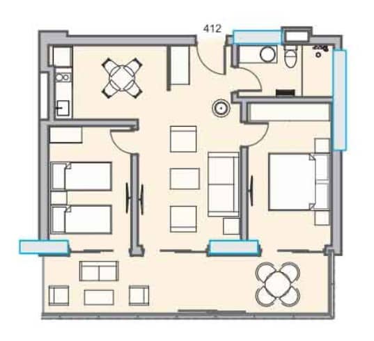 {{roomApartmentOrStudio}}, 76.19 m², 4 floor, Dreamland Oasis in Batumi