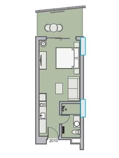 {{roomApartmentOrStudio}}, 38.6 м², 23 этаж в ЖК "Dreamland Oasis"