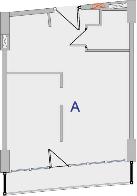 1-комн, 43 м², этаж 8