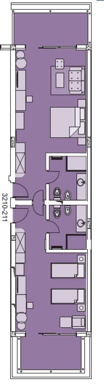 {{roomApartmentOrStudio}}, 87.2 м², 2 этаж в ЖК "Dreamland Oasis"