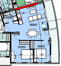 {{roomApartmentOrStudio}}, 76.66 м², 11 этаж в ЖК "Bi Residence"