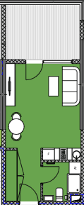 {{roomApartmentOrStudio}}, 37.18 მ², 17 სართული, Palm Residence ბათუმში