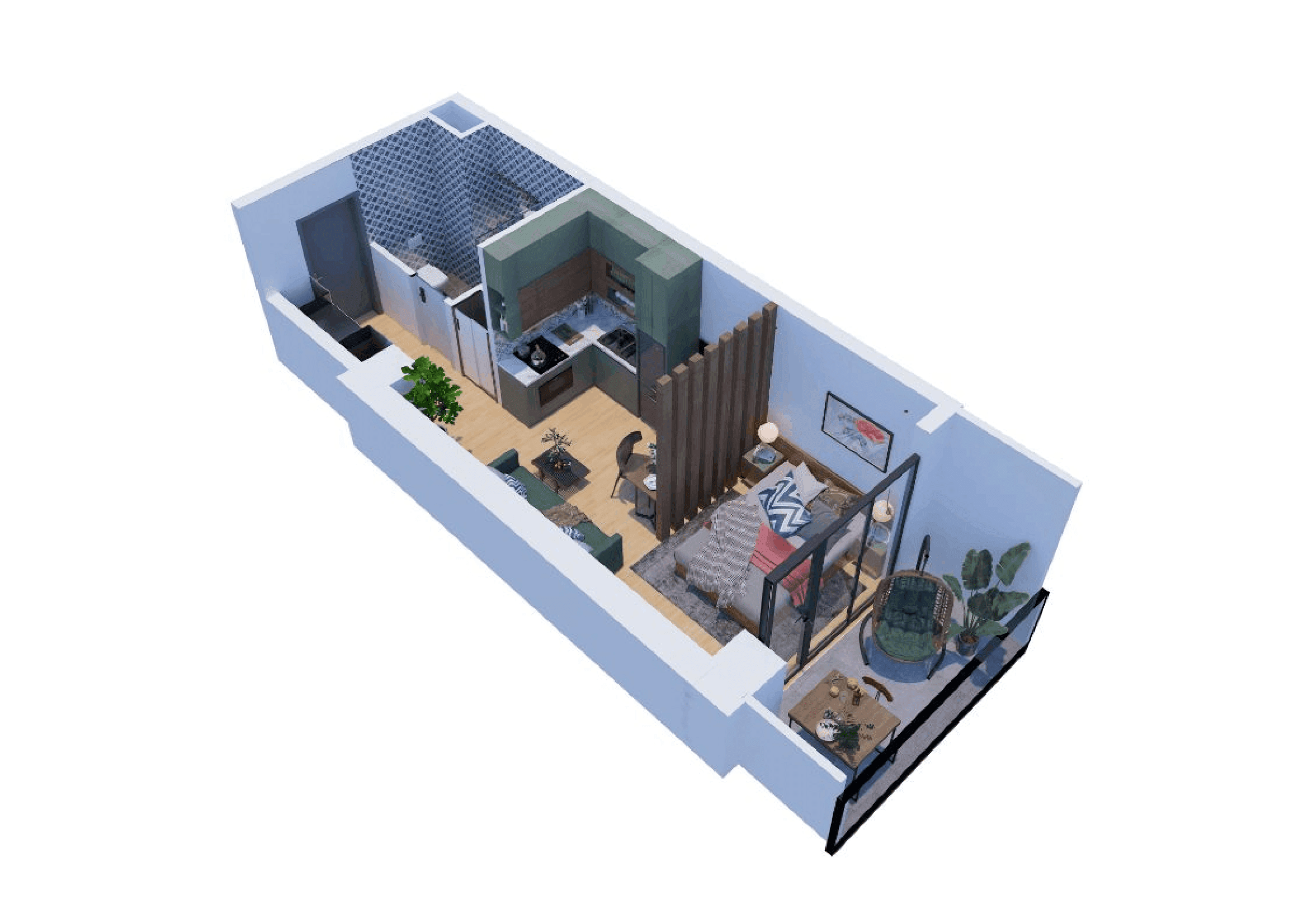 Studio, 27.9 m²