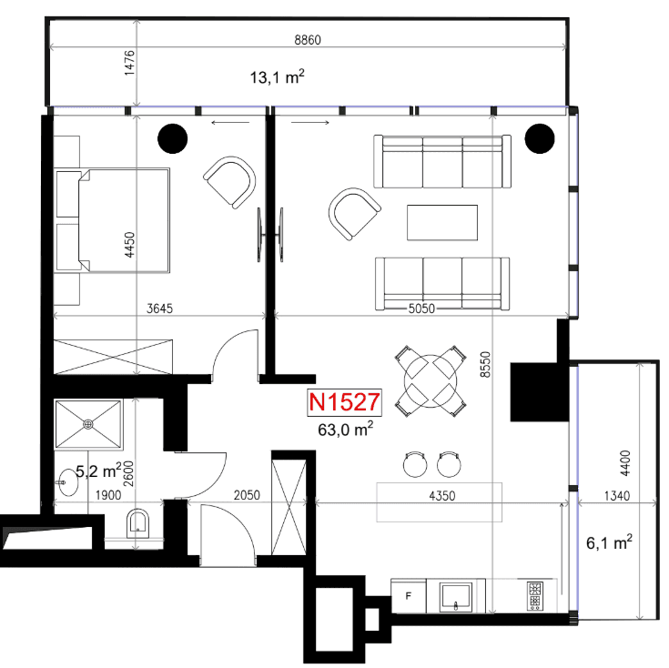 {{roomApartmentOrStudio}}, 87.4 м², 15 этаж в ЖК "Next Address"