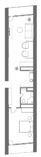 Студия, 69.1 м², этаж 11