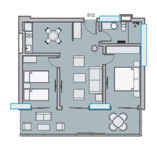 {{roomApartmentOrStudio}}, 76.19 m², 18 floor, Dreamland Oasis in Batumi