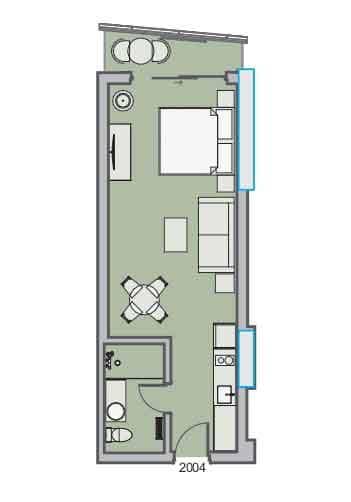 {{roomApartmentOrStudio}}, 40.77 м², 23 этаж в ЖК "Dreamland Oasis"
