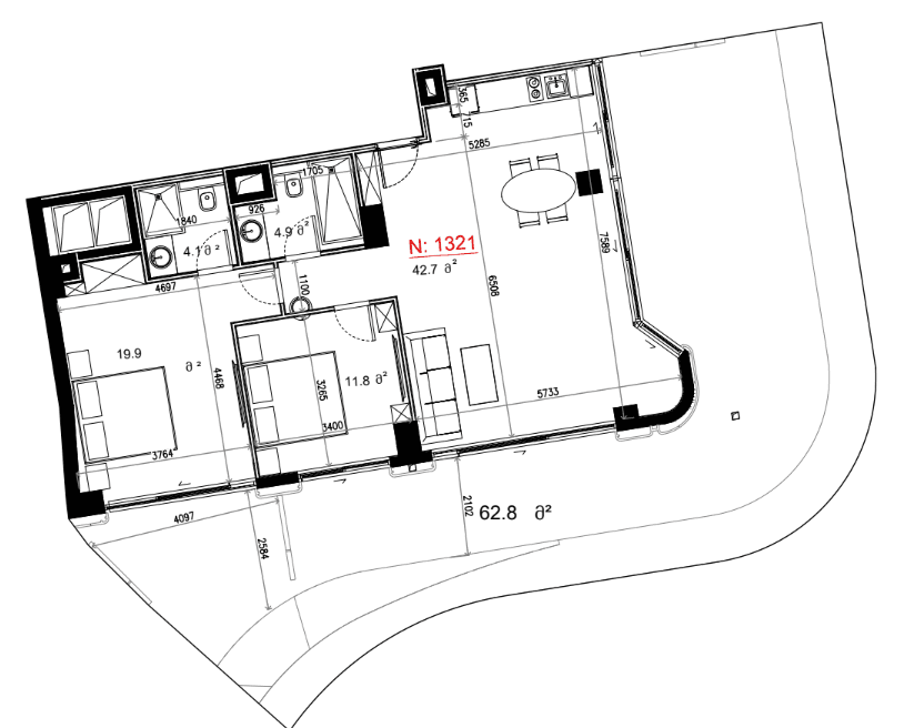 2-комн., 146.2 м²