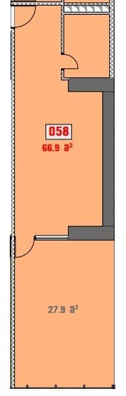 {{roomApartmentOrStudio}}, 66.9 მ², 5 სართული, White House ბათუმში