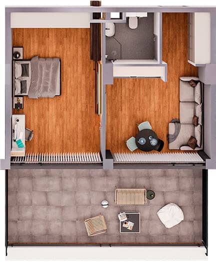 2-room, 75.1 m²