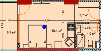 Студия, 32.7 м², этаж 6