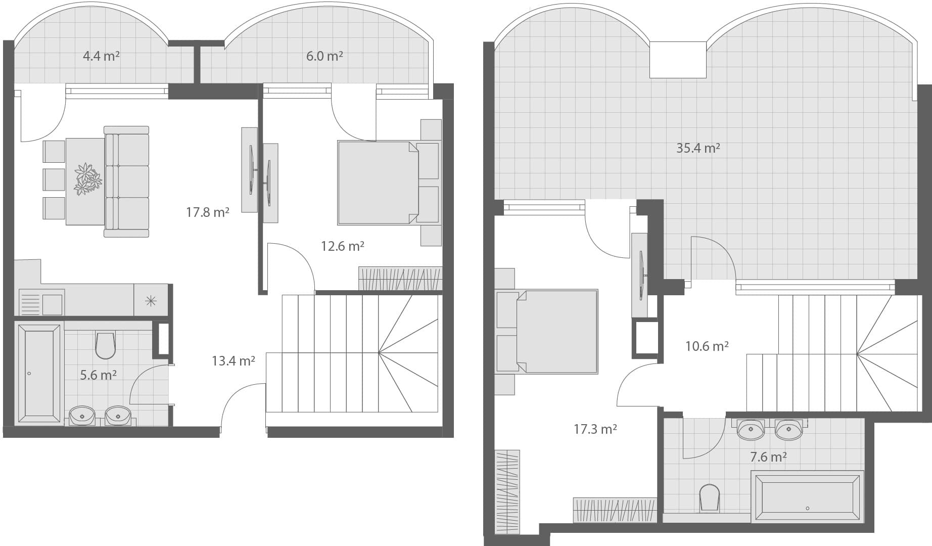 3-комнатная квартира, 130.7 м², 4 этаж в ЖК "Wyndham Grand Family Club"