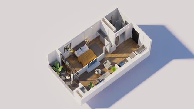 2-комнатная квартира, 39 м², 26 этаж в ЖК "GWG Batumi"