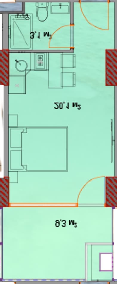 Студия, 33.2 м², 18 этаж в ЖК "Horizon Grand Residence"