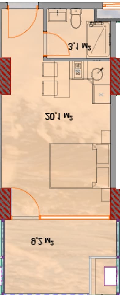 Студия, 33.2 м², 21 этаж в ЖК "Horizon Grand Residence"