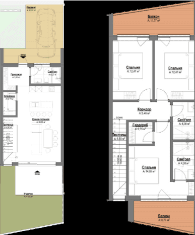 3-комнатная квартира, 150.47 м²,  этаж в ЖК "Polo Signature"