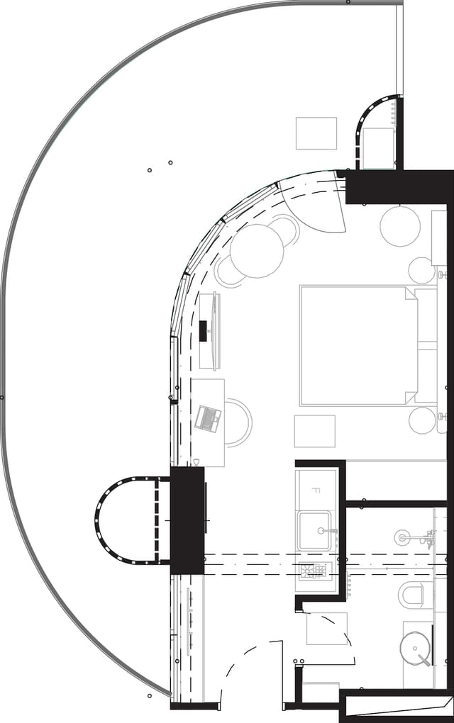 1-bedroom apartment, 58 m², 13 floor in "Montemar"