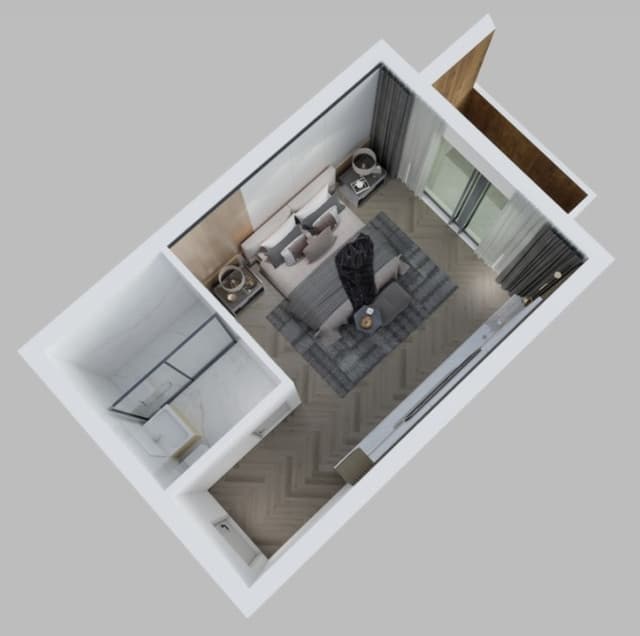 Студия, 26.28 м², 5 этаж в ЖК "Sfero Garden"