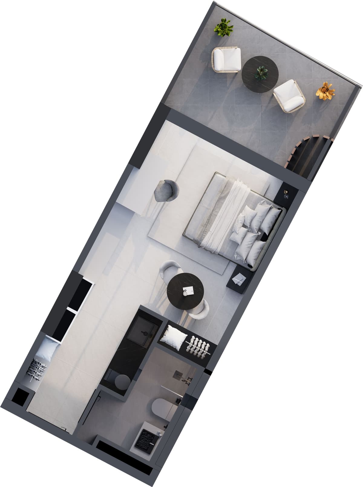 1-комнатная квартира, 39 м², 13 этаж в ЖК "Montemar"