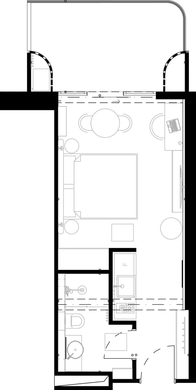 1-bedroom apartment, 38.7 m², 8 floor in "Montemar"