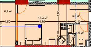 studio, 32.7 m², 8 floor in "Lagoon Resort"