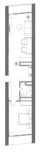 1-комнатная квартира, 69.12 м², 22 этаж в ЖК "7th Heaven Residence"