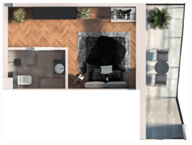 studio, 24 m², 15 floor, Boulevard Point in Batumi