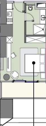 Студия, 36.4 м², 27 этаж в ЖК "Next Address"