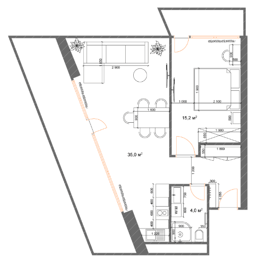 2-bedroom apartment, 85.33 m², 24 floor in "7th Heaven Residence"