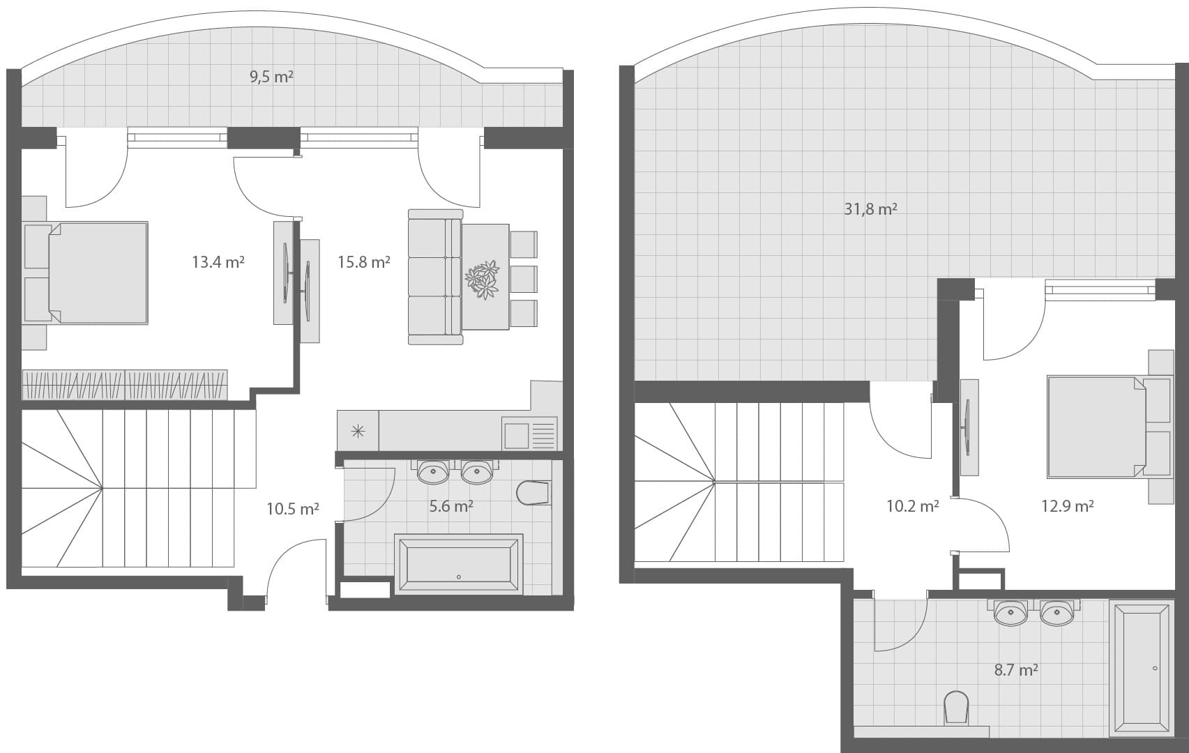 3-комнатная квартира, 118.4 м², 4 этаж в ЖК "Wyndham Grand Family Club"