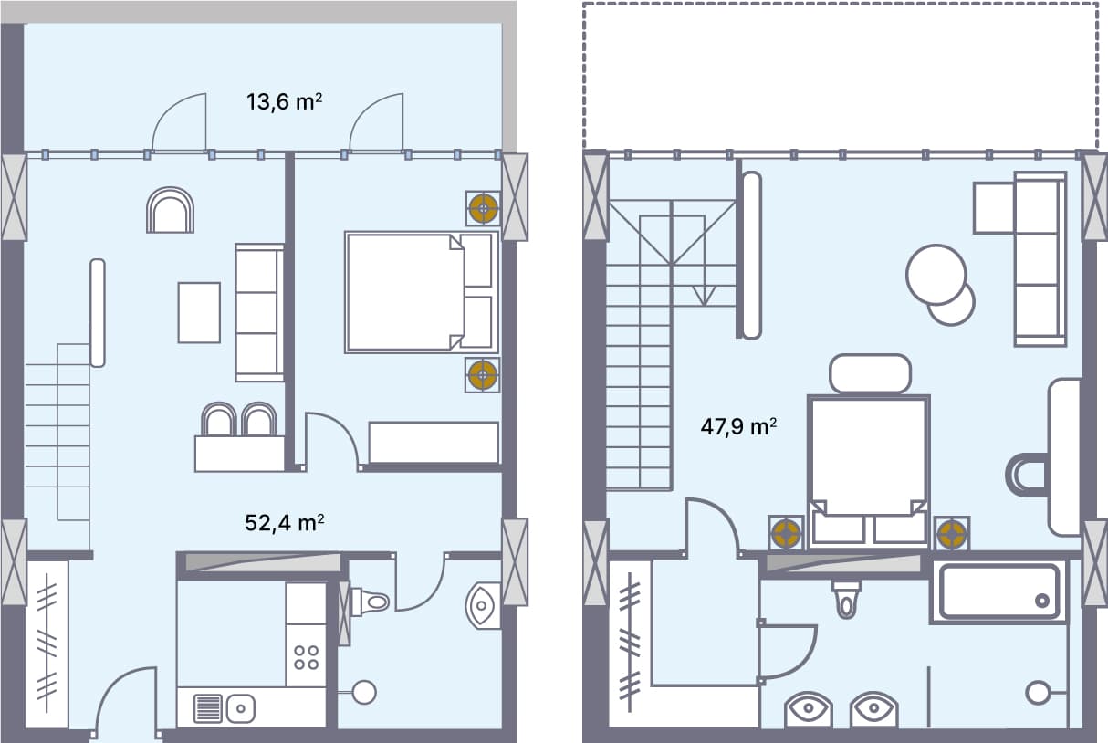 Квартира, 113.9 м², 10 этаж в ЖК "Wyndham Grand Aqua"