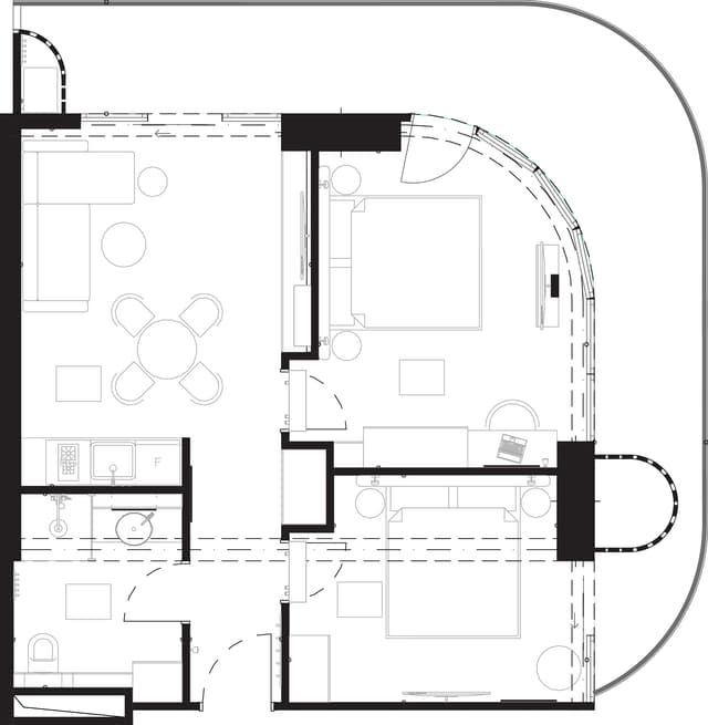 3-комнатная квартира, 82.1 м², 16 этаж в ЖК "Montemar"